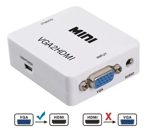 ADAPTADOR VGA A HDMI AV2HDMI