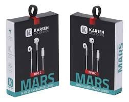 AURICULAR TIPO C MARS BLANCO KARSEN