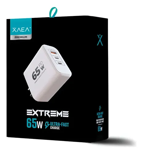 CABEZAL TIPO USB Y TIPO C 65W EXTREME