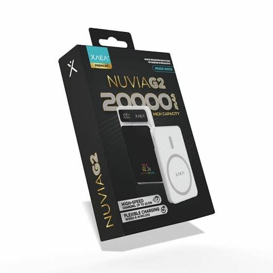 CARGADOR PORTATIL POWERBANK 20000 MAH MODX-00CD NUVIA G2