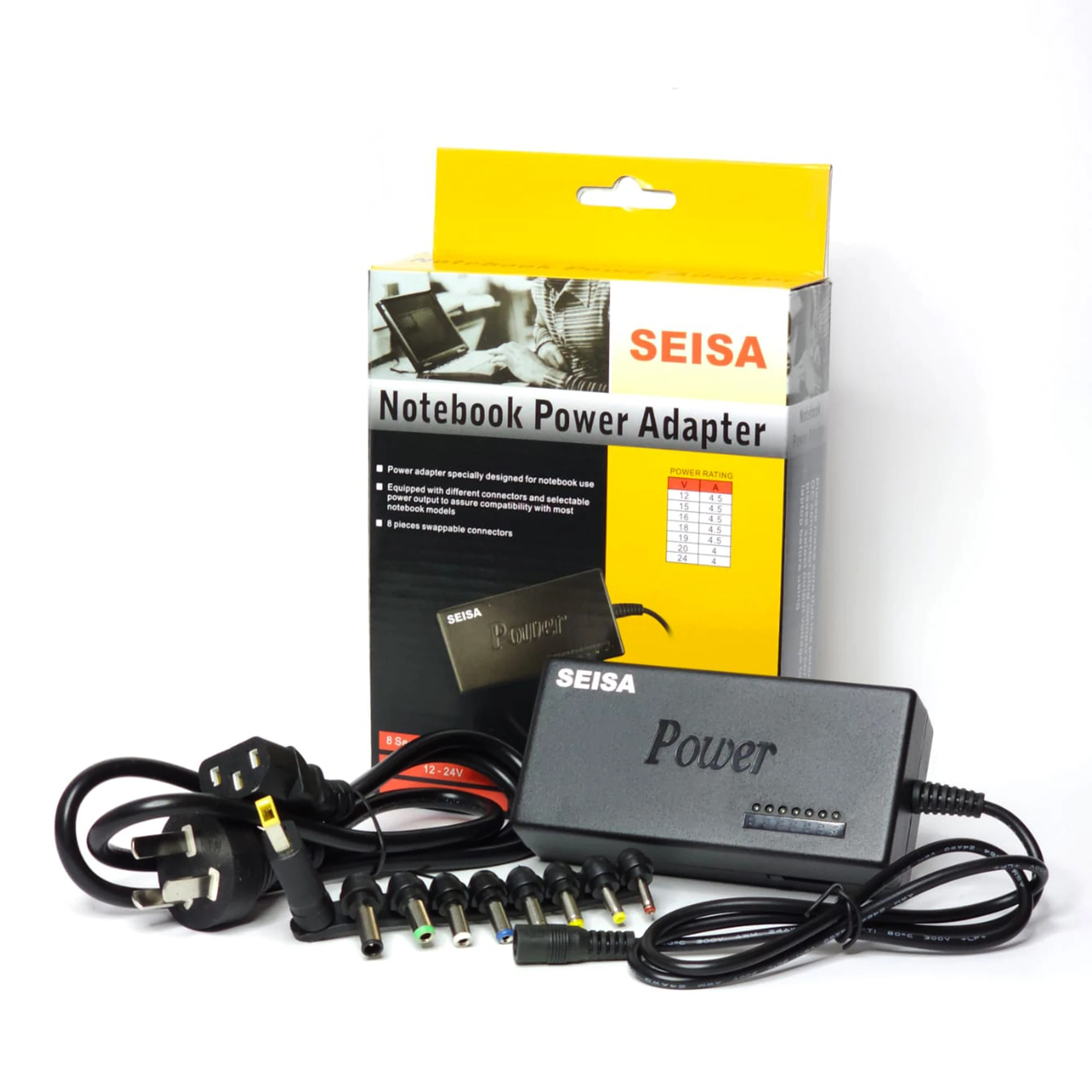 CARGADOR UNIVERSAL NOTEBOOK CON SELECTOR SEISA - JT-4096
