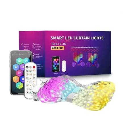 CORTINA DE LUZ INTELIGENTE CON BLUETOOTH 2X2 METROS HCP039