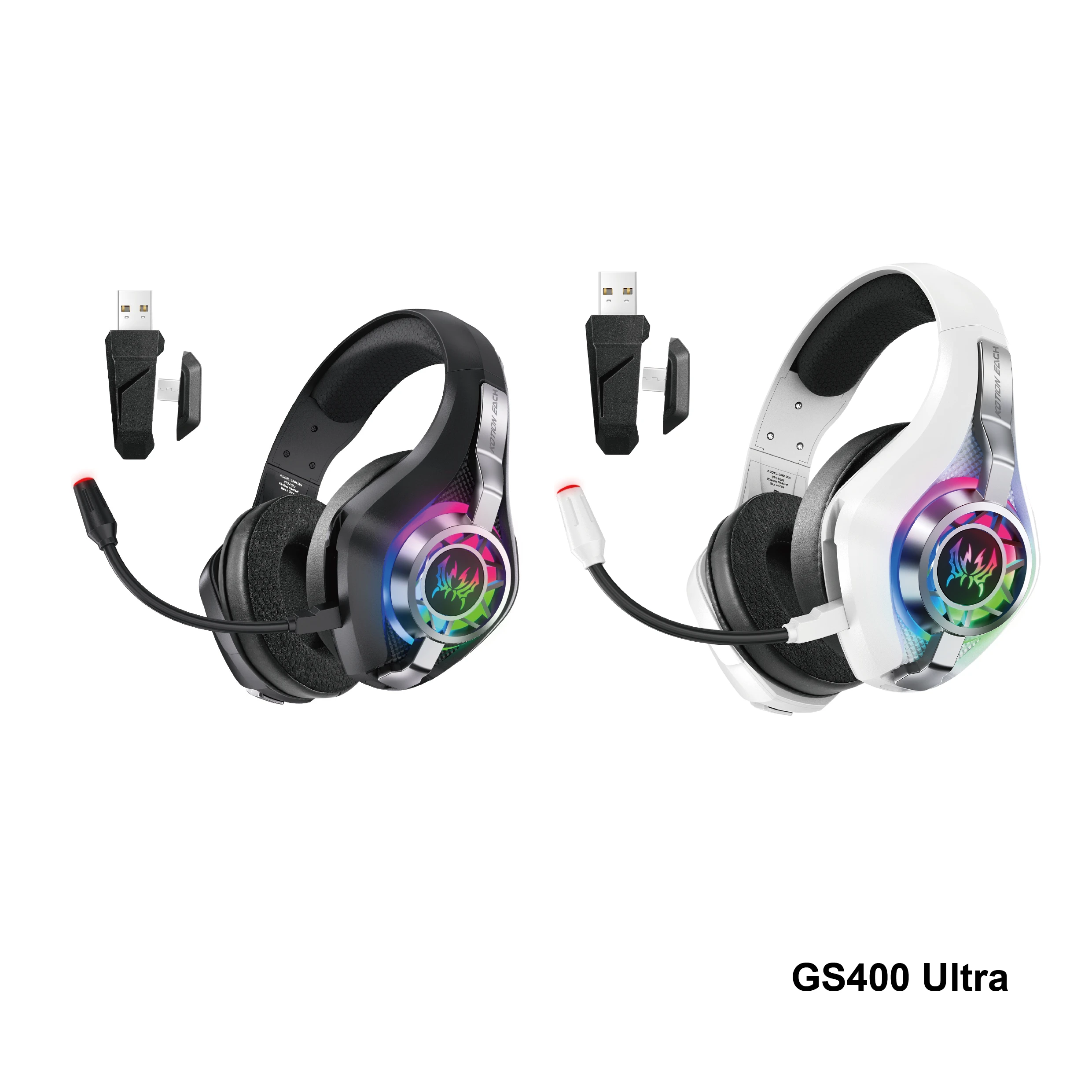 GS400 Ultra AURICULAR GAMER INALAMBRICO Y CON CABLE (2.4G/ BLUETOOTH/TIPO C)