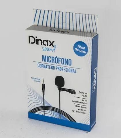 MICROFONO CORBATERO PARA CELULAR - SALIDA TIPO 3.5 - DXBULLET35