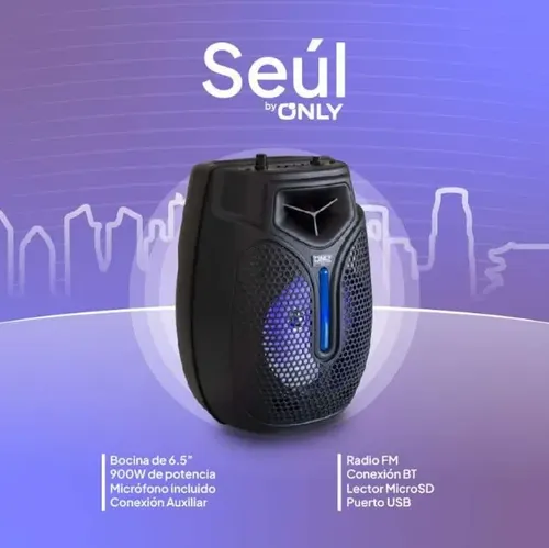 PARLANTE BLUETOOTH 6.5" SEUL