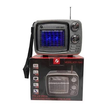 RADIO BLUETOOTH CON PANEL SOLAR Y LINTERNA - KTF-1641