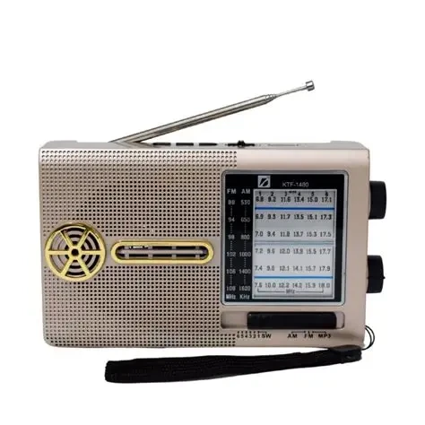 RADIO BLUETOOTH CON PANEL SOLAR Y LINTERNA - KTF-1480