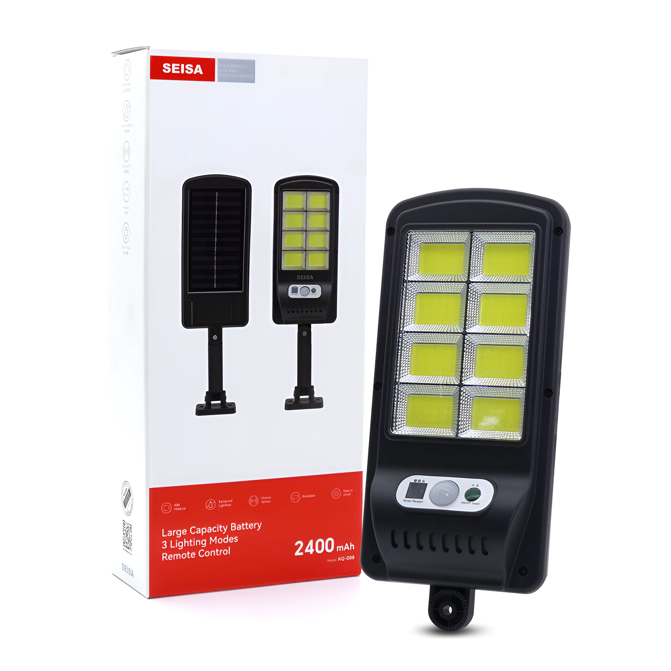 REFLECTOR LED CON PANEL SOLAR - KQ-D08