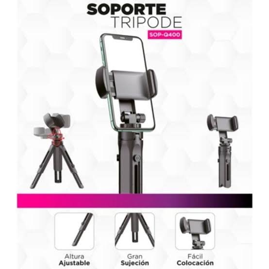 SOPORTE CEL TRIPODE SOP-Q400