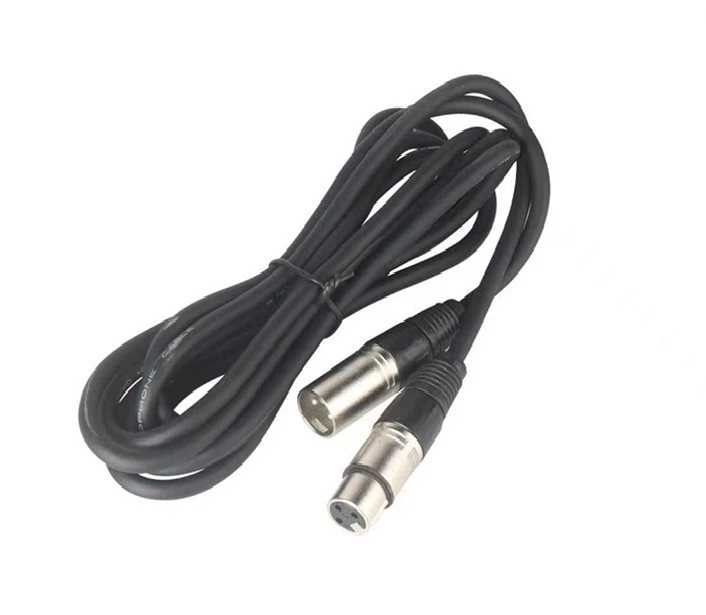 CABLE CANON XLR DE 3 METROS- APTO PARA MICROFONOS, PLACAS DE SONIDO Y PARLANTES - XC-XLR-3M 