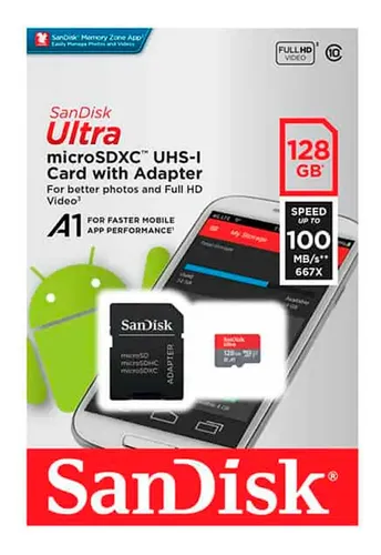 TARJETA SD 128 GB SANDISK